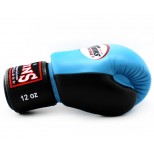 Боксерские перчатки Twins Special (BGVLA-2-2T black/light blue)